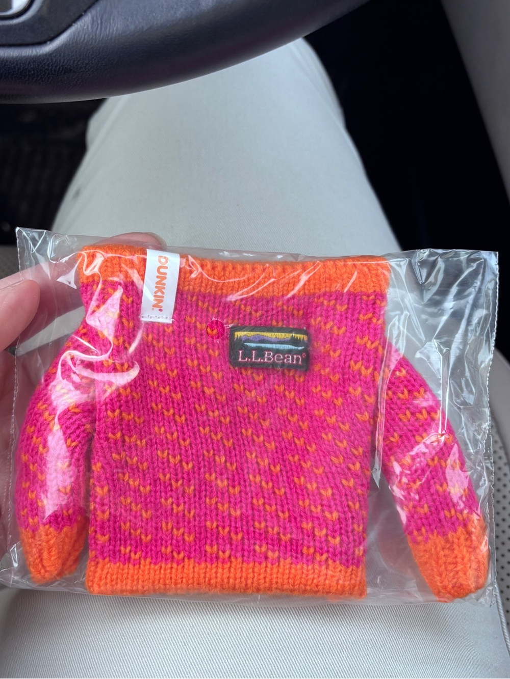 DUNKIN LLBean Sweater Coozie
